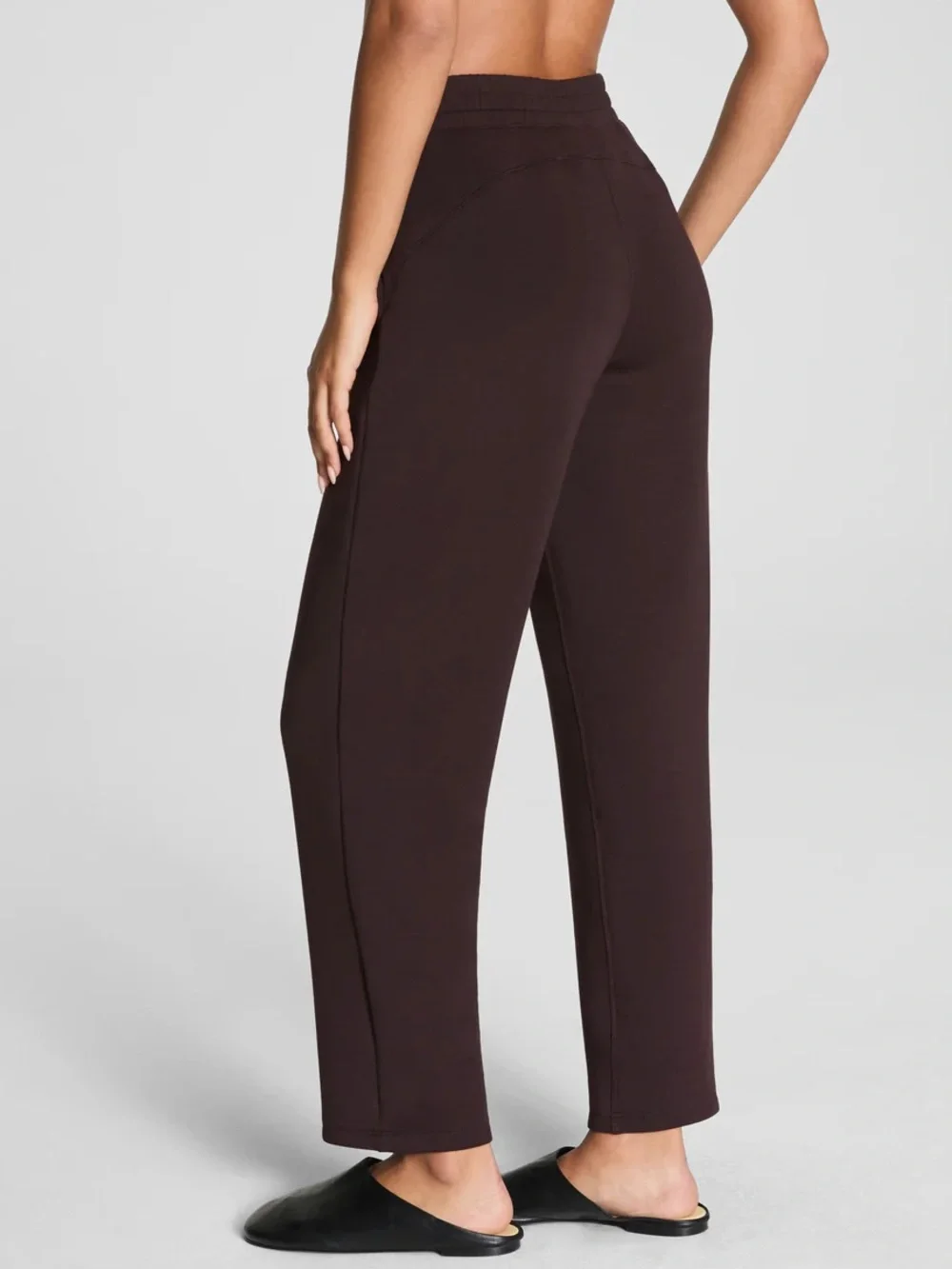 SPANX AirEssentials Slim Straight Pant Truffle Brown Size XL Petite XLP NWT New